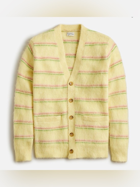 J. Crew Other - NWT New JCrew Alpaca-blend V-neck cardigan in stripe